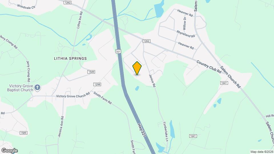 1411 Roundtree Ln Map and Location Details