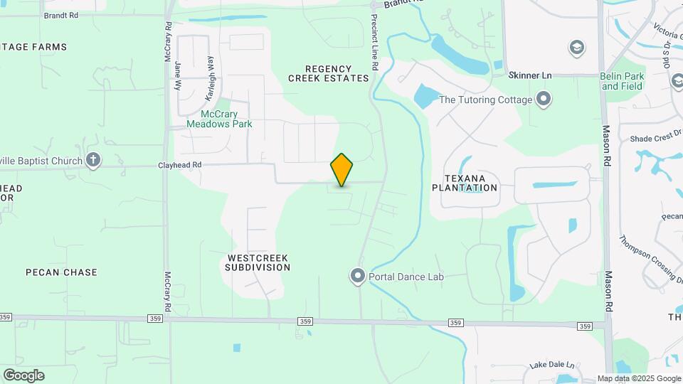 3318 Brushy Marsh Dr Map and Location Details