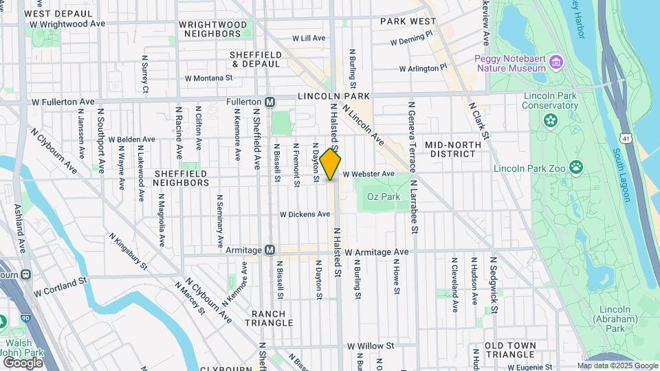 2142 N Halsted St, Unit G03C Map and Location Details