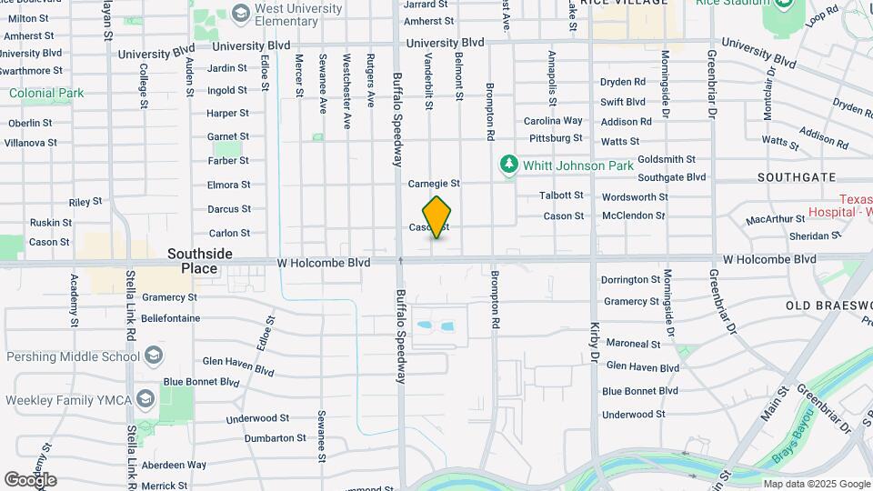6723 Vanderbilt St Map and Location Details
