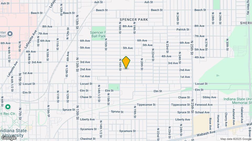1625 2nd Ave Map and Location Details