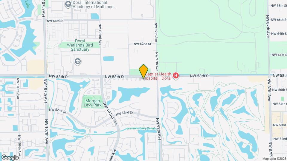 5758 NW 97th Pl Map and Location Details