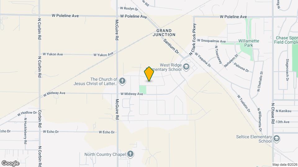 2067 W Alsea Ave Map and Location Details