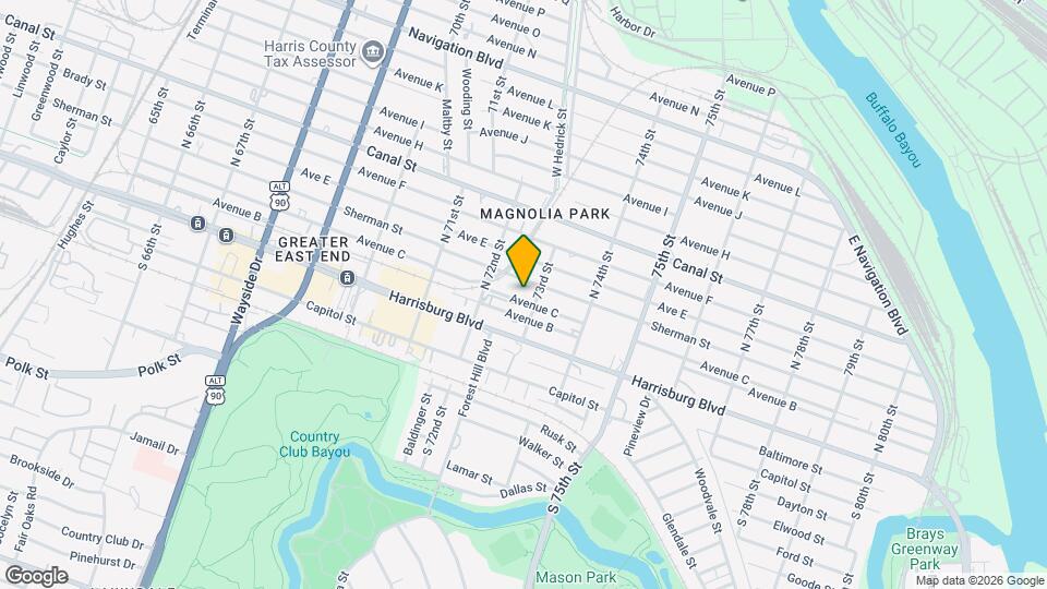 7235 Avenue C Map and Location Details