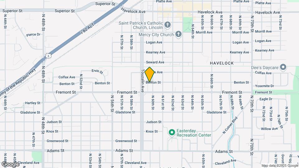 3629 N 60th St Map and Location Details