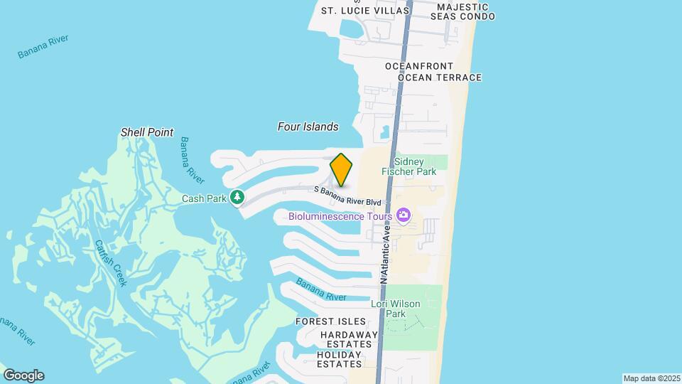 200 S Banana River Blvd Map and Location Details