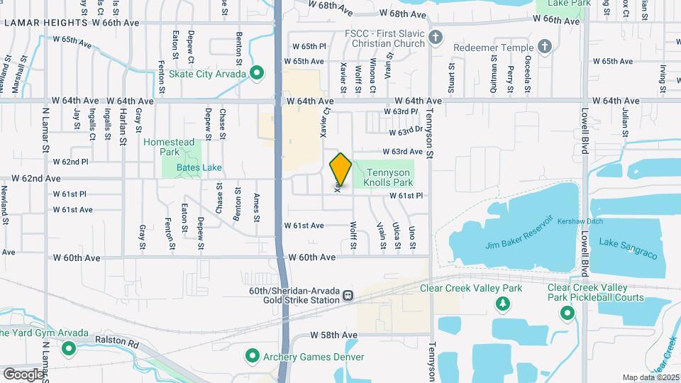 6142 Xavier St Map and Location Details