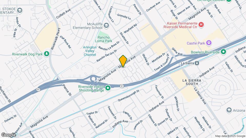 11388 Magnolia Ave Mapa y Detalles de la Ubicación