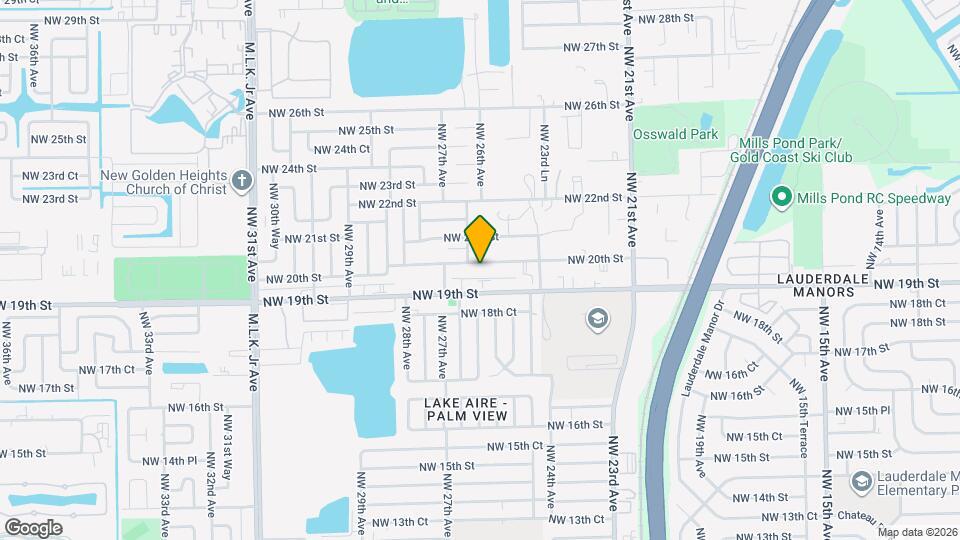 2594 NW 20th St Map and Location Details