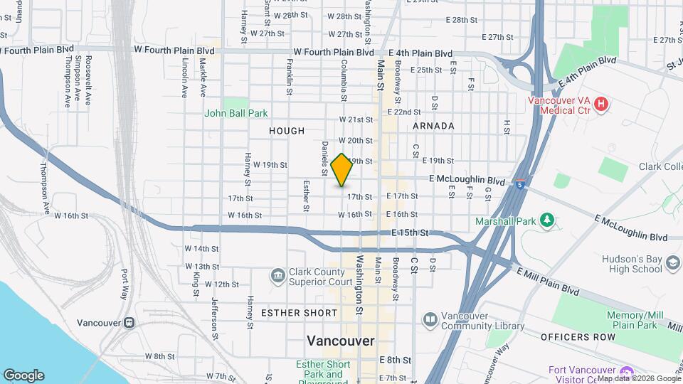 1714 Columbia St Map and Location Details