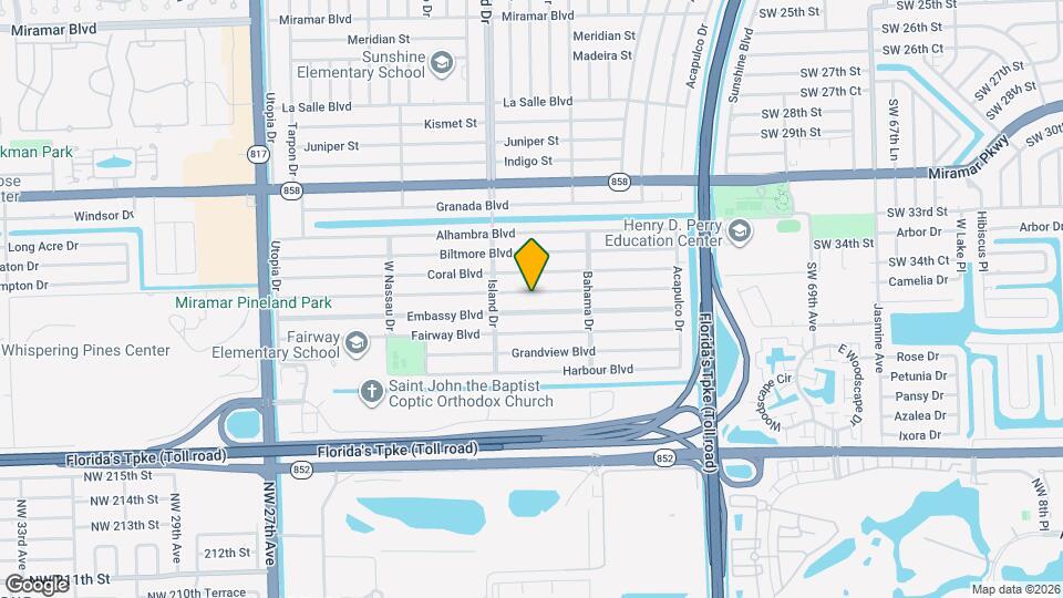 7618 Dilido Blvd Map and Location Details