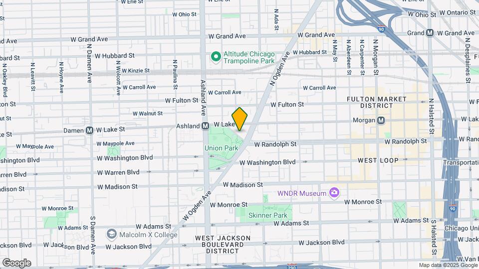 1494 W Randolph St Mapa y Detalles de la Ubicación