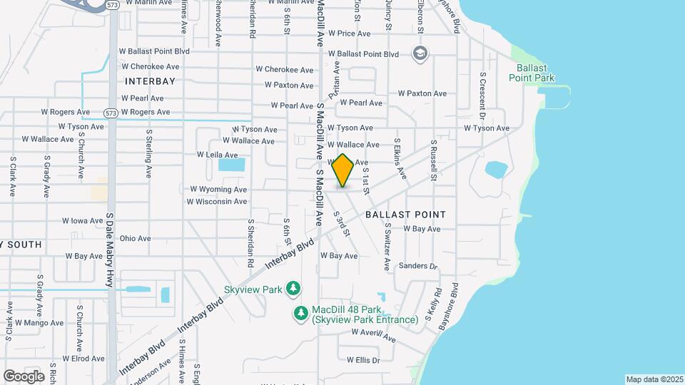 2920 W Bay View Ave Map and Location Details