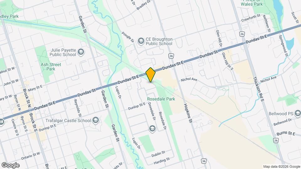 103 Dovedale Dr Map and Location Details