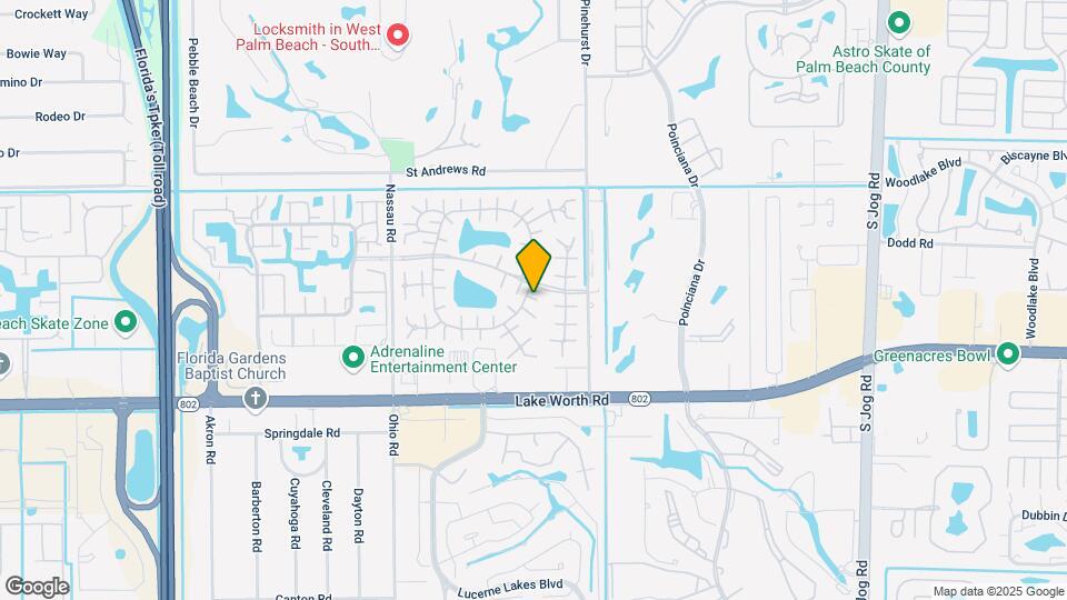 442 Franconia Cir Map and Location Details