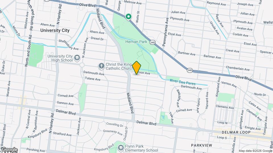 7141 Dartmouth Ave Map and Location Details