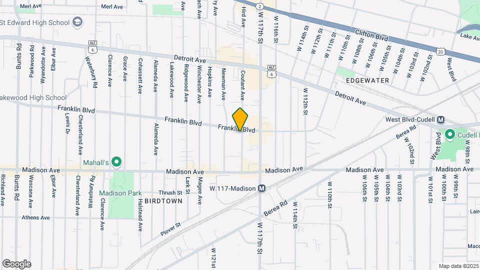 1560 Coutant Ave Map and Location Details
