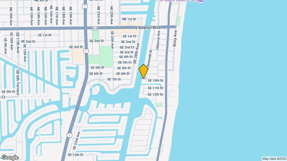 1001-900 S Riverside Dr Map and Location Details