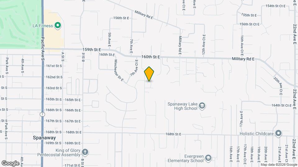 16302 9th Ave E Map and Location Details