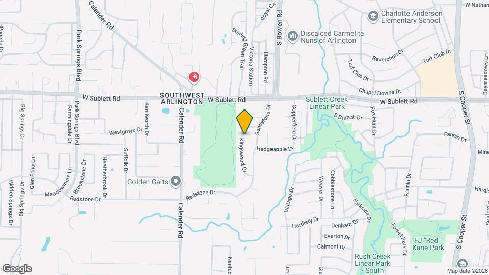 6109 Kingswood Dr Map and Location Details