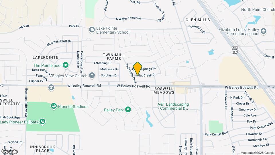 5021 Flat Creek Dr Map and Location Details