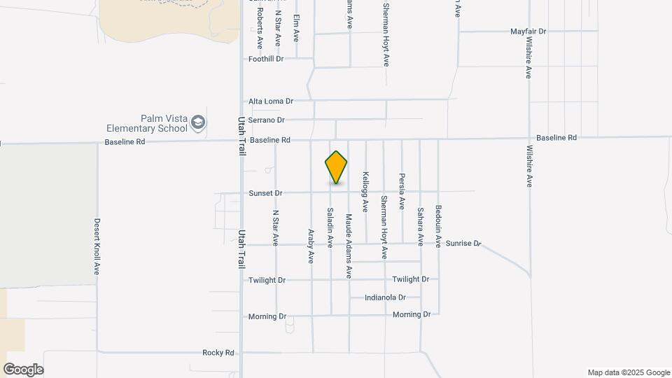 74768 Sunset Dr Mapa y Detalles de la Ubicación