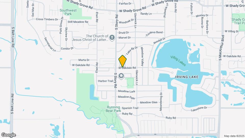 2308 W Oakdale Rd Map and Location Details