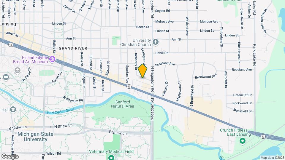 1400 Old Canton Ln Map and Location Details