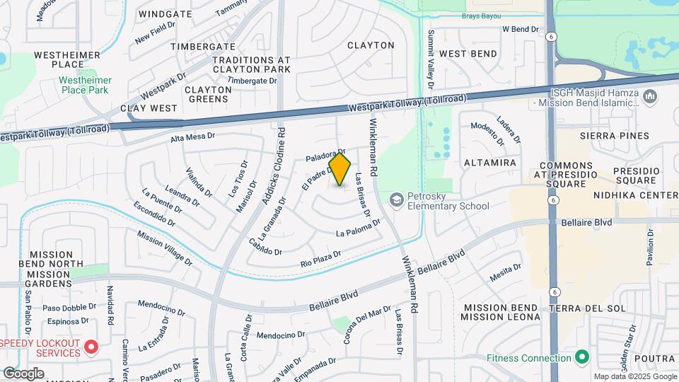 6522 Mona Vista Dr Map and Location Details
