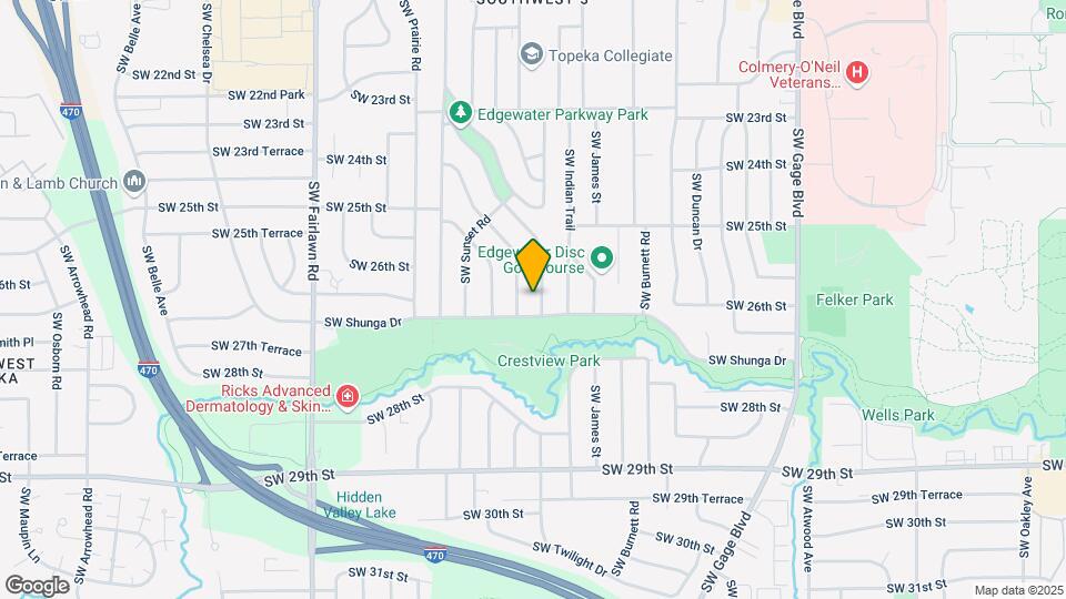 2617 SW Eveningside Dr Map and Location Details