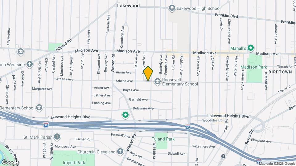 2112 Lincoln Ave Map and Location Details