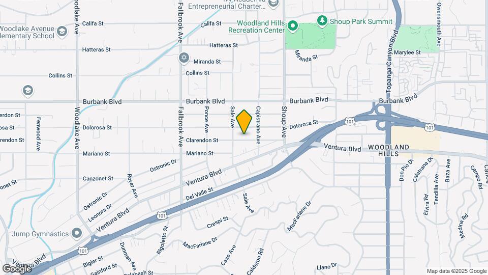 22533 Clarendon St Map and Location Details