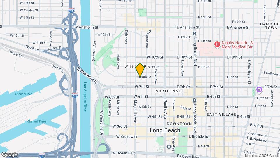 440 W 8th St Map and Location Details