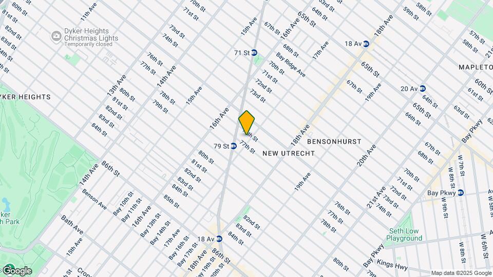 7606 17th Ave Mapa y Detalles de la Ubicación