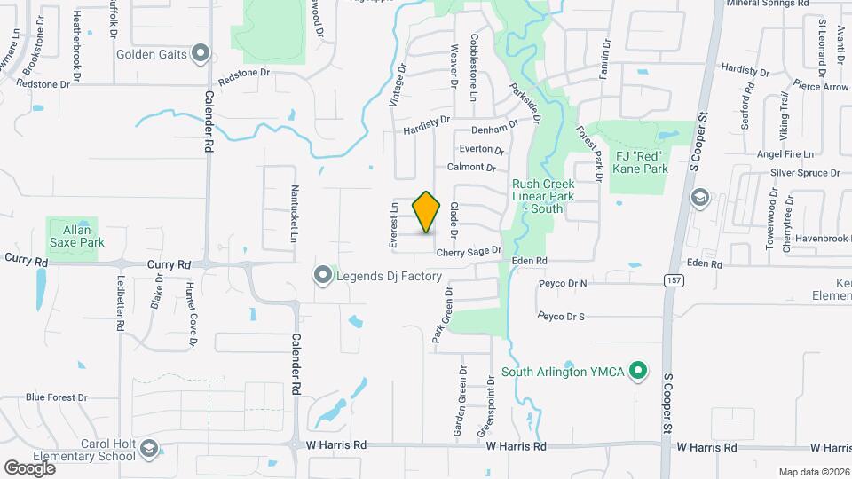 2502 Morningstar Ln Map and Location Details