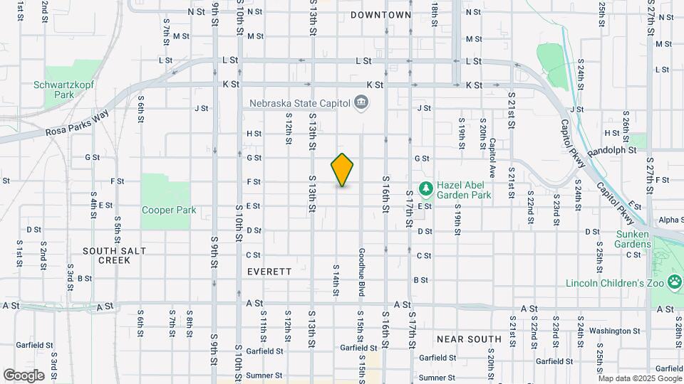 926 S 14th St Map and Location Details