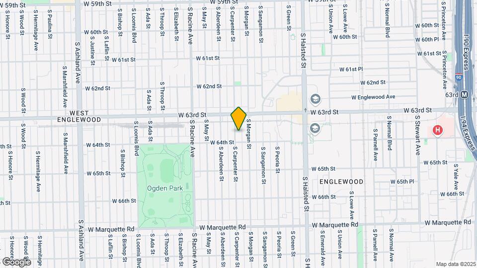 6341 S Carpenter St Map and Location Details