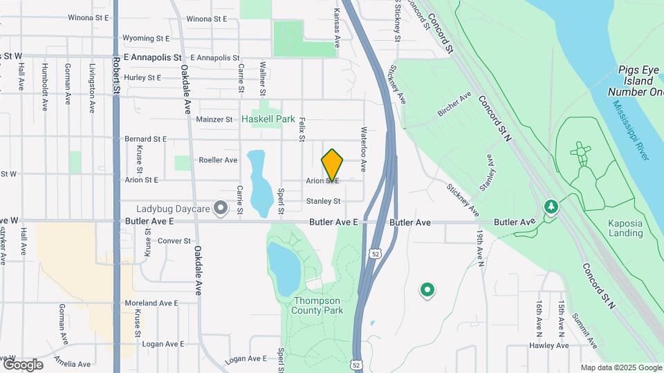 420 Arion St E Map and Location Details