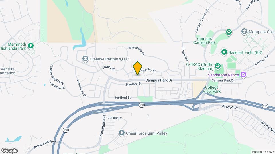 14855 Campus Park Dr Map and Location Details