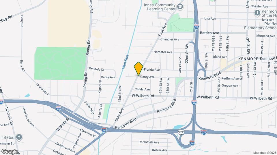 2301 East Ave Map and Location Details