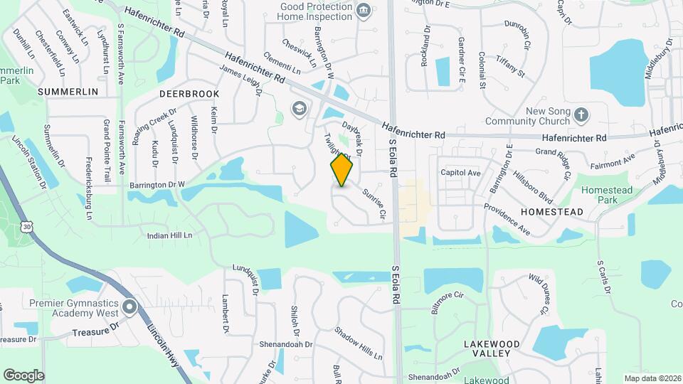 2326 Sunshine Ln Map and Location Details