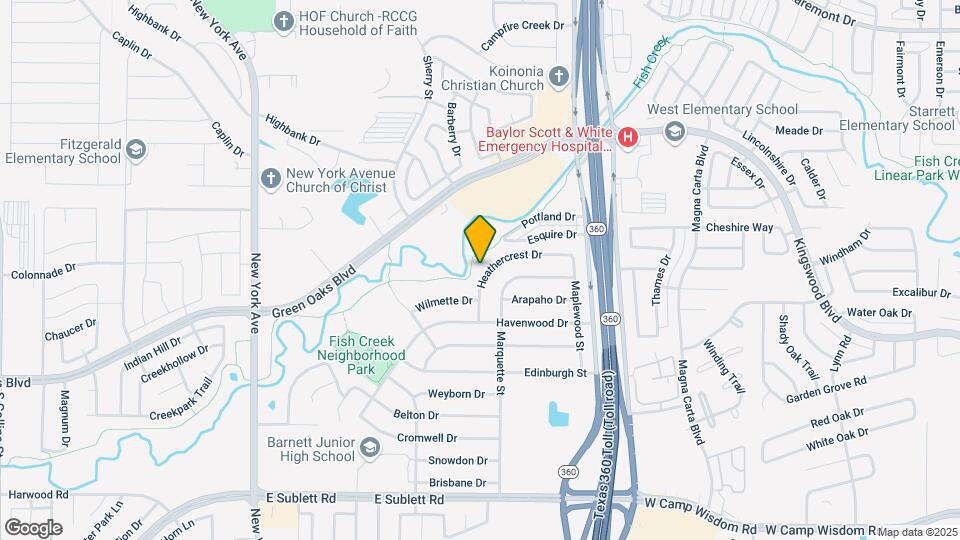 5510 Heathercrest Dr Map and Location Details