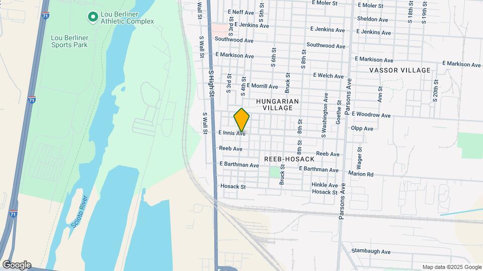 85-87-87 E Innis Ave Mapa y Detalles de la Ubicación