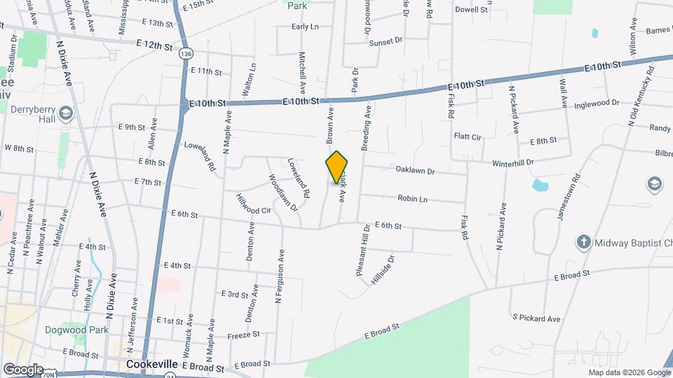 660 Clark Ave Map and Location Details