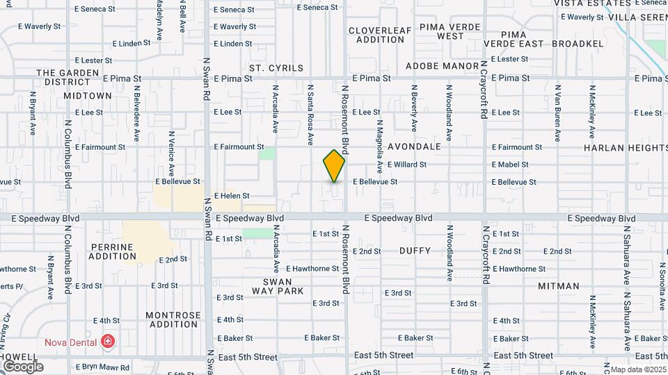 5040 E Bellevue St Map and Location Details