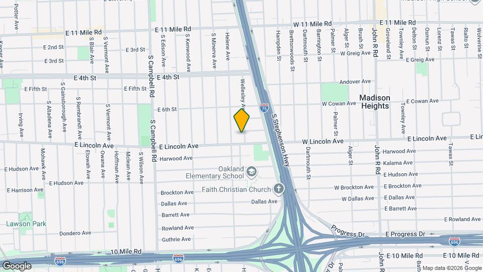 808 Wellesley Ave Map and Location Details