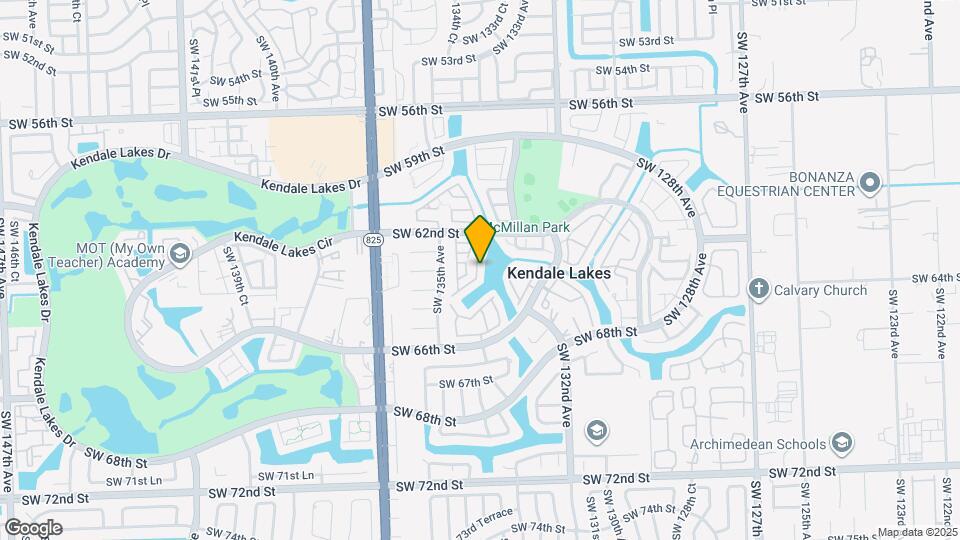 13408 SW 62nd St Map and Location Details