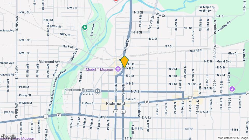 321 N 9th St Map and Location Details