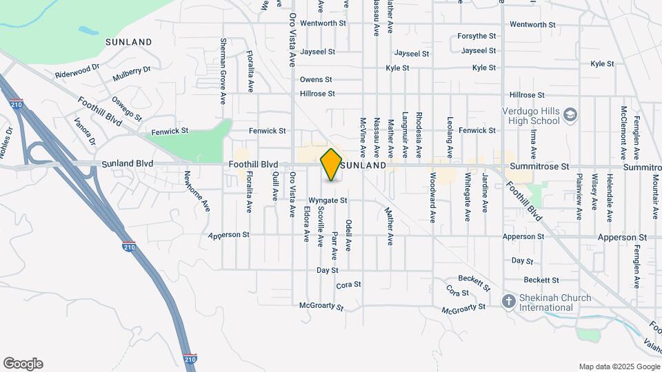 10421 Parr Ave Mapa y Detalles de la Ubicación