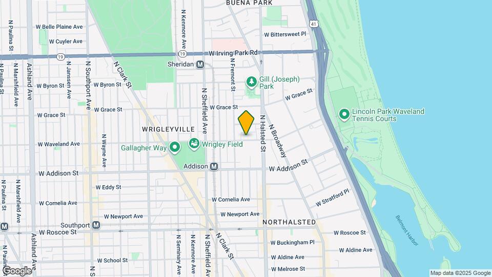 832 W Waveland Ave Map and Location Details